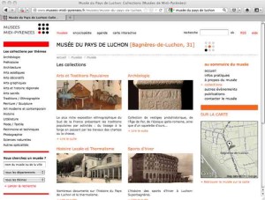 Page des collections du Musée du Pays de Luchon sur le portail des musées de Midi-Pyrénées